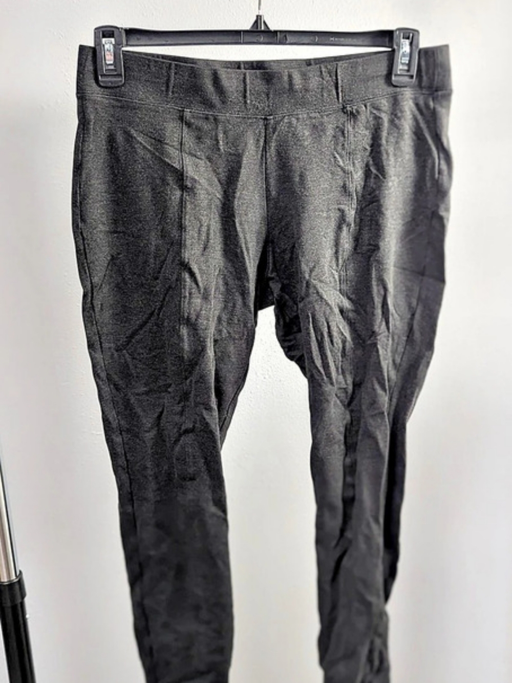 Old Navy High-Waisted Stevie Ponte-Knit Pants Black Large